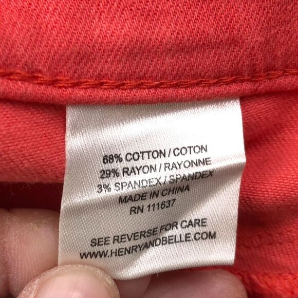 Lila Ryan Womens Pants Size 26P Lot Of Two Stretch Skinny Leg Casual Red Blue - Picture 11 of 14